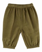 Pistache Velour Pant 3-6m
