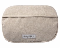 Pocket Pouch for Baby Carrier Woven Light Beige Melange
