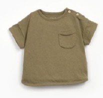Pocket Tee Olive 3-6m