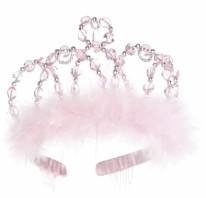 Princess Tiara- Pink/Silver