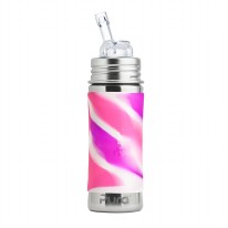 Straw 11oz Pink Swirl