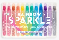 Rainbow Sparkle Gel Crayons