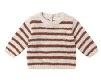 Rex Sweater Cedar Stripe 3-6m