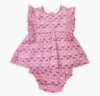 Ria Dress Pansy 3-6m