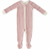 Rib Footie Berry 0-3m