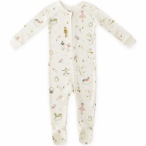 Rib Footie Evergreen 0-3m