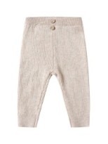 Rib Knit Legging Oatmeal 3-6m