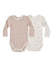 Rib Onesie Fall Ditsy 0-3m