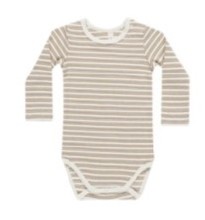 Rib Onesie Golden Stripe 0-3m