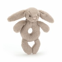 Ring Rattle Bashful Bunny Beige