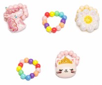 Ring Set- Unicorn Flower Kitty