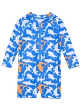 Shark Squad Sunsuit 6-12m