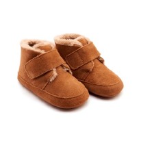 Shoofly Tan Suede 6-9m