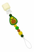 Silicone Pacifier Clip Darling Avocado