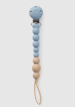 Silicone Pacifier Clip OneC Blue Fog