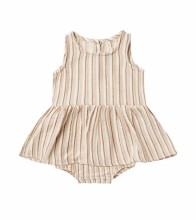 Skirted Romper Latte St 3-6m