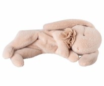 Sleeping Bunny Plush Small Powder