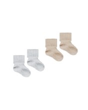 Socks Taupe/Blue 0-6m