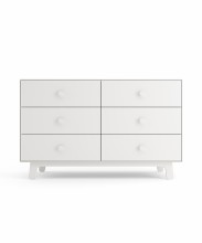 Sparrow 6-Drawer Dresser White