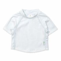 SS Rash Guard White 6-12m