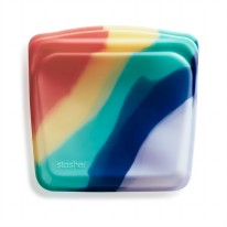 Stasher Sandwich Bag Rainbow Splash