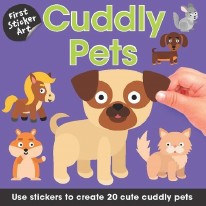 First Sticker Art Cuddly Pets