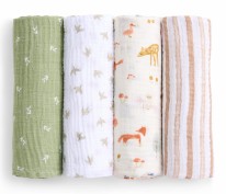 Swaddles Sage Woodland 4pk