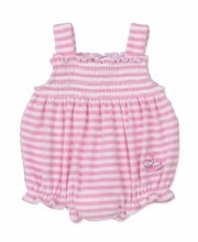 Terry Bubble Pink Stripe 0-3m