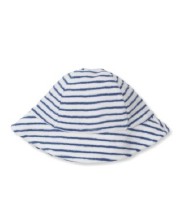 Terry Sunhat Blue Stripe 0-6m