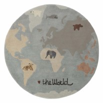 The World Tufted Rug Blue