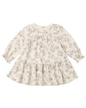 Tier Dress Floral Vine 3-6m