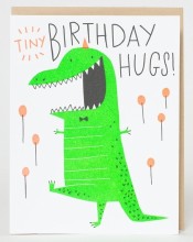 Tiny Birthday Hugs Dino Card