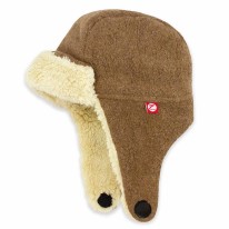 Trapper Hat Fleece Mocha 3-6m