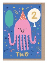 Two Year Old Octopus Card