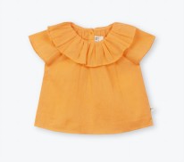 Voile Blouse Orange 3-6m
