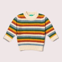 Waffle Sweater Rainbow 6-12m