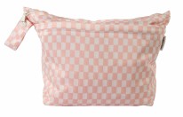 Wet Dry Bag Pink Checkerboard