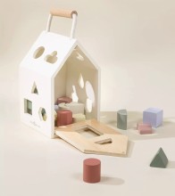 Wooden Shapes Sorting House