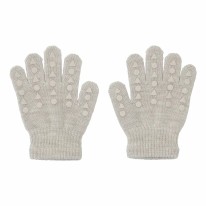 Wool Grip Gloves Sand 3-4y