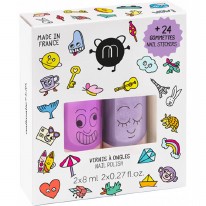 WOW Nail Polish + Nail Sticker Set