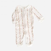 Zip Romper Strawberry nb