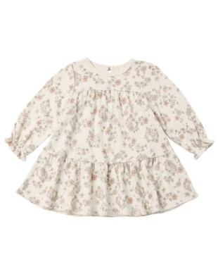 Tier Dress Floral Vine 3-6m