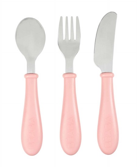 Toddler Stainless Steel Cutlery Rose