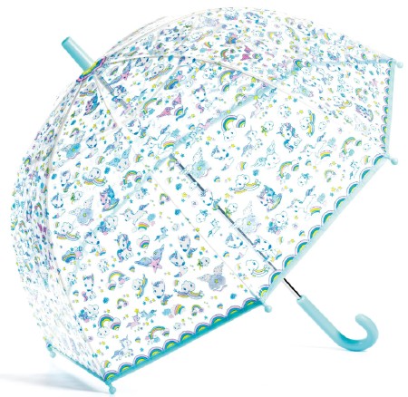 Umbrella Transparent- Unicorns