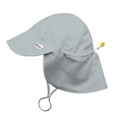 UPF50+ Flap Hat Gray 0-6m