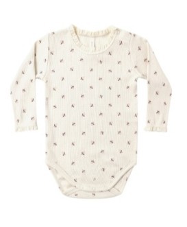 Waffle Onesie Fall Ditsy 0-3m