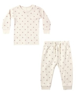Waffle Set Fall Ditsy 3-6m