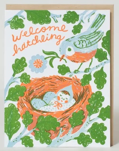 Welcome Hatchling Baby Card