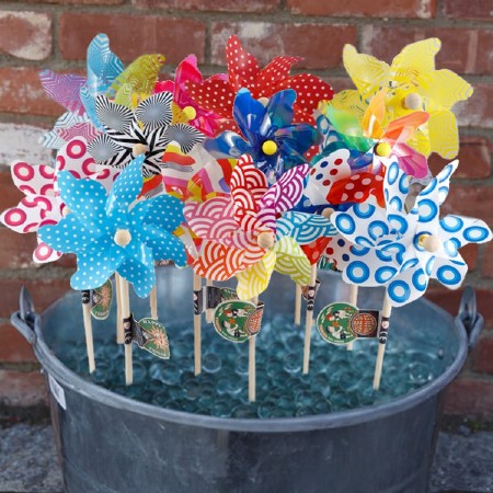 Wooden Stick Windmills