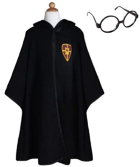 Wizard Cloak, Glasses &amp; Wand